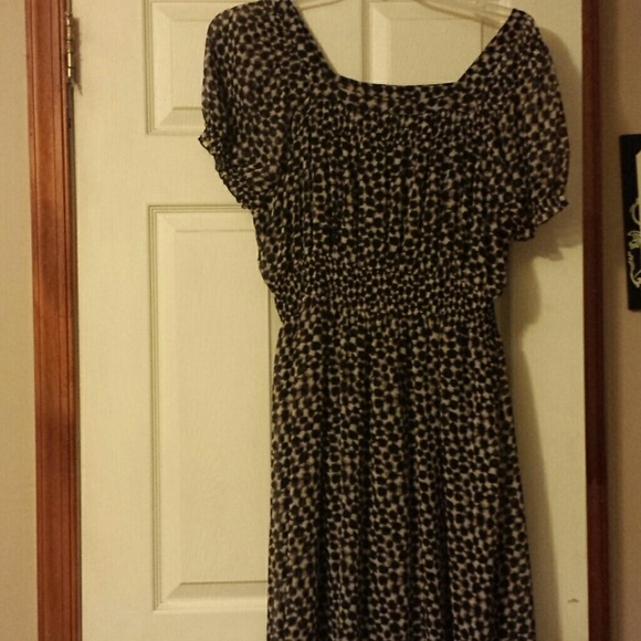 Leopard print dress