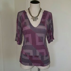 Gorgeous Abstract Print Top!
