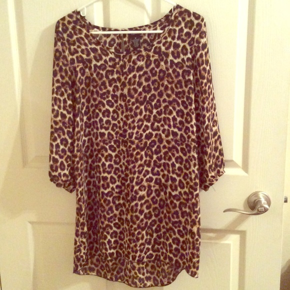 Cheetah print tunic