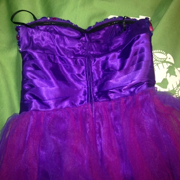 Pink and purple homecoming dress - Picture 4 of 4