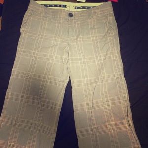 Plaid trouser with boyfriend fit