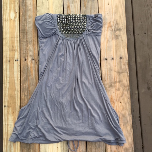 Dulce Carola | strapless Flowy dress