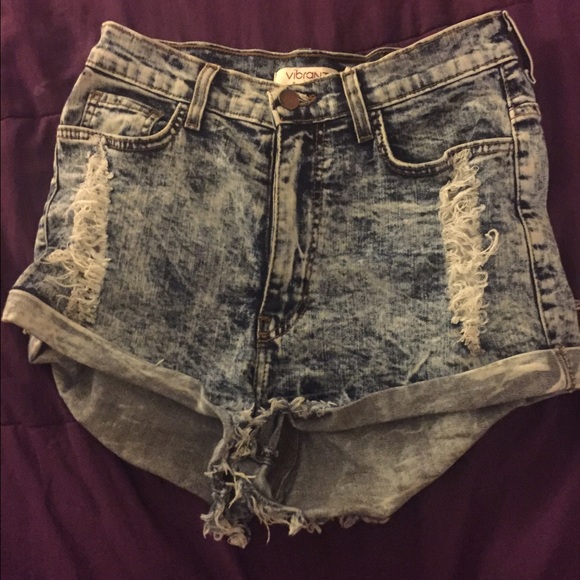 High waisted shorts