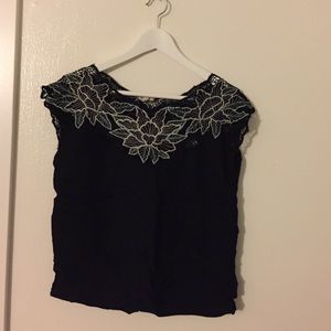 Vintage embroidered top