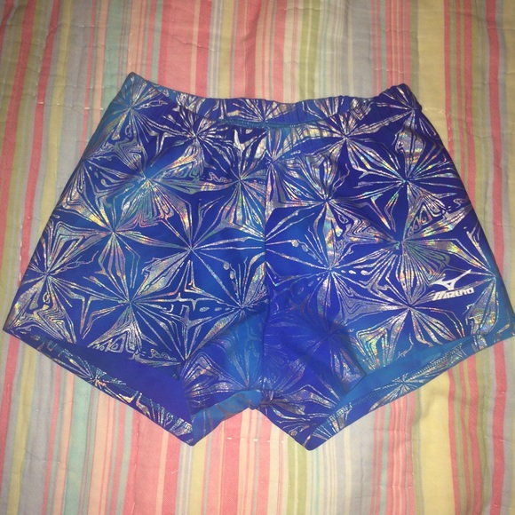 patterned volleyball spandex