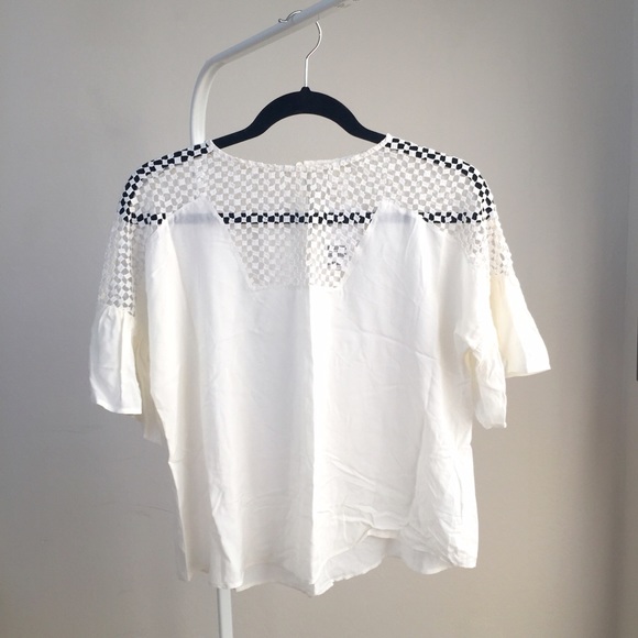 H&M Tops - Brand new* Blouse with trumpet sleeves H&M Tops - Brand new* Blouse with trumpet sleeves