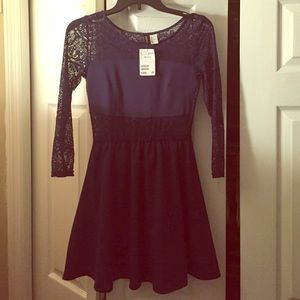 Navy Lace Dress
