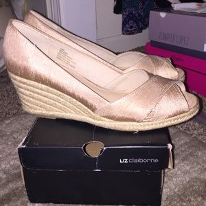 *MARKDOWN*Liz Claiborne wedges, new & never worn!
