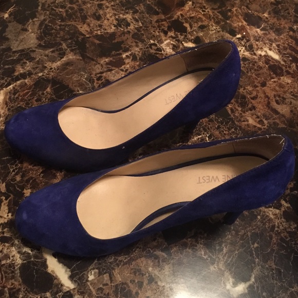 Blue Nine West heels