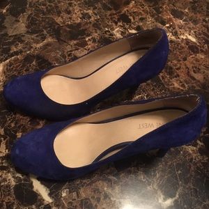 Blue Nine West heels