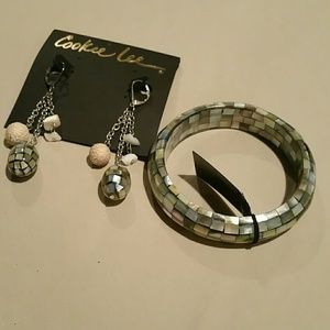 Bracelet and earring  set