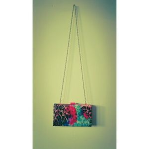 Fiery Leopard Clutch