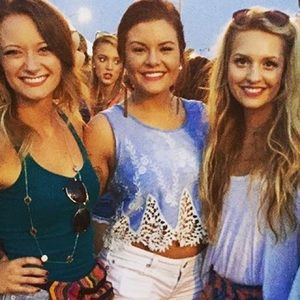 Crop top shirt, light blue with lace💙