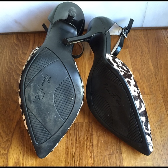 Marc Fisher Cow Print Heels - Picture 2 of 4