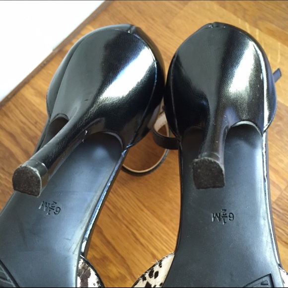 Marc Fisher Cow Print Heels - Picture 4 of 4
