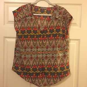 Olivia Moore Tribal Print Blouse