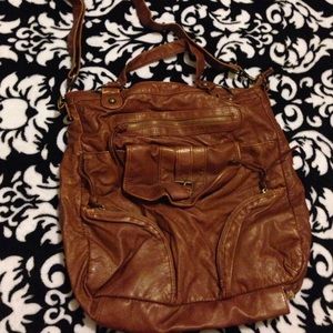 Brown shoulder bag