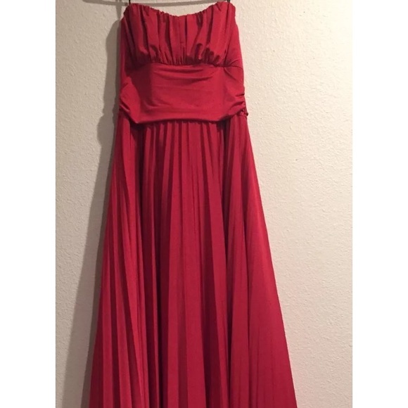 Speechless red chiffon maxi prom dress size L - Picture 1 of 4
