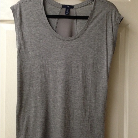 Gap shirt with sheer V shape back