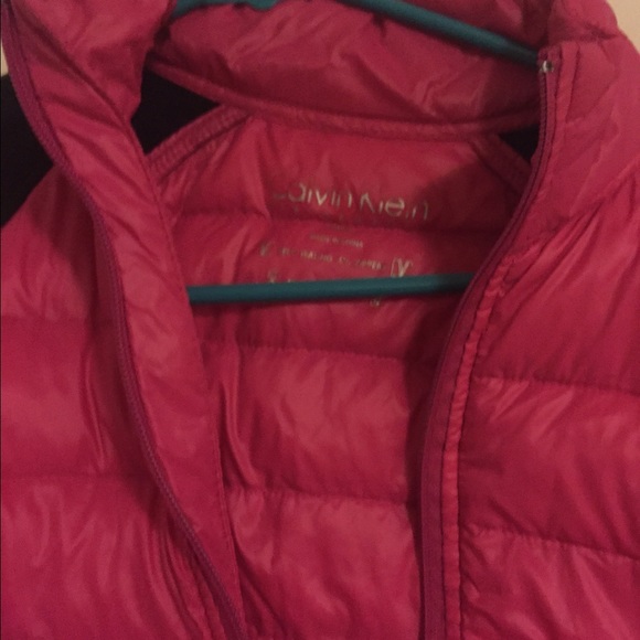 Women's Calvin Klein Jacket Pink - Picture 2 of 4