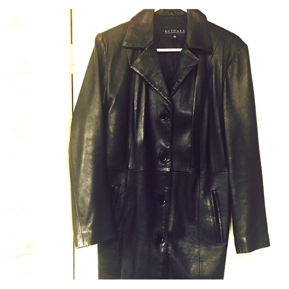 Long Leather Coat