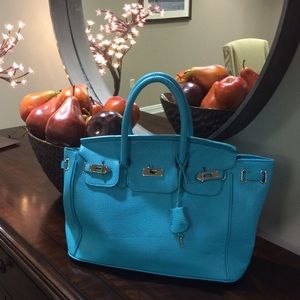 Teal purse