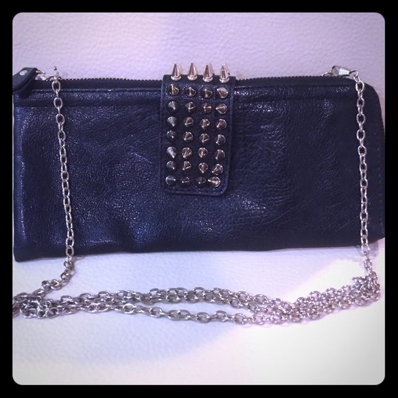 Gorgeous studded cross-body purse/clutch