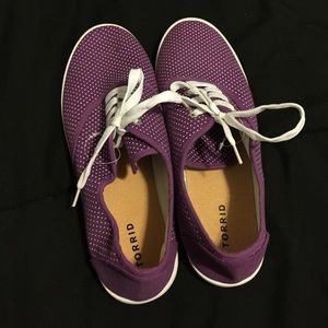Purple Polka Dot Shoes