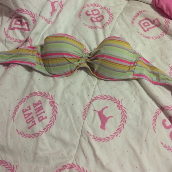 Victoria secret strapless swim top