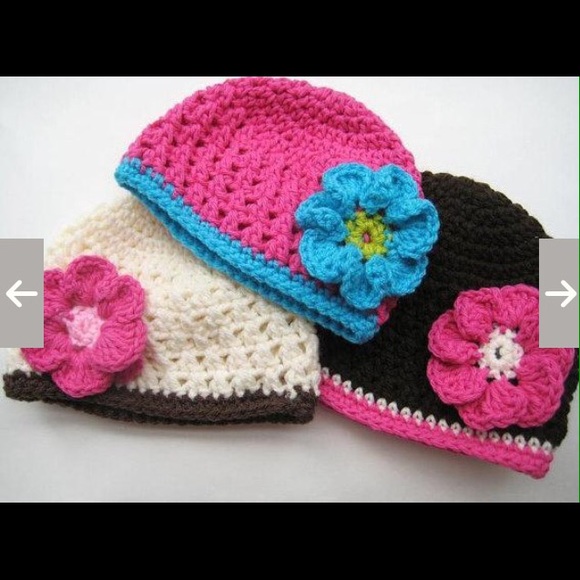 Flower beanie