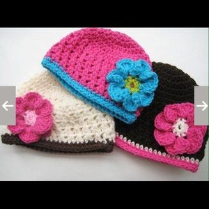 Flower beanie