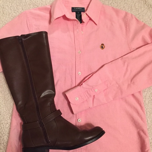 Ralph Lauren Pink Button Up Oxford