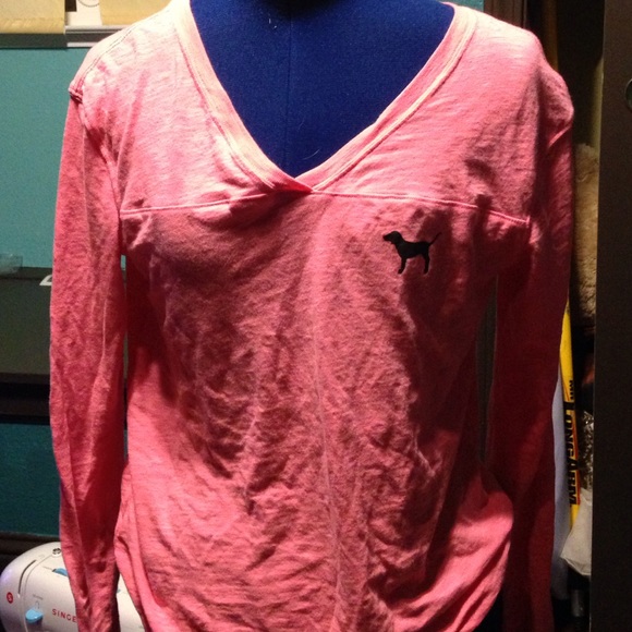 Pink long sleeve PINK shirt