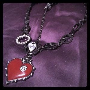 Hard Rock Cafe FL heart necklace new with out tags