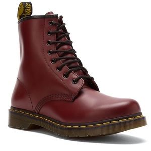 Maroon Dr. Martens