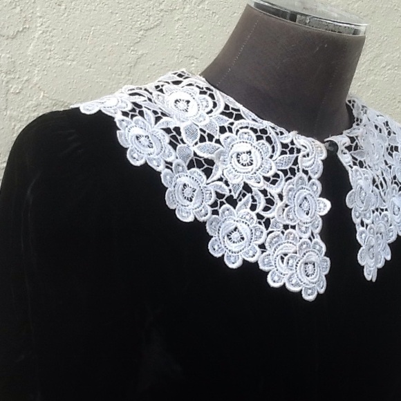 Vintage DONNA MORGAN for NONSTOP velvet maxi gown - Picture 2 of 4