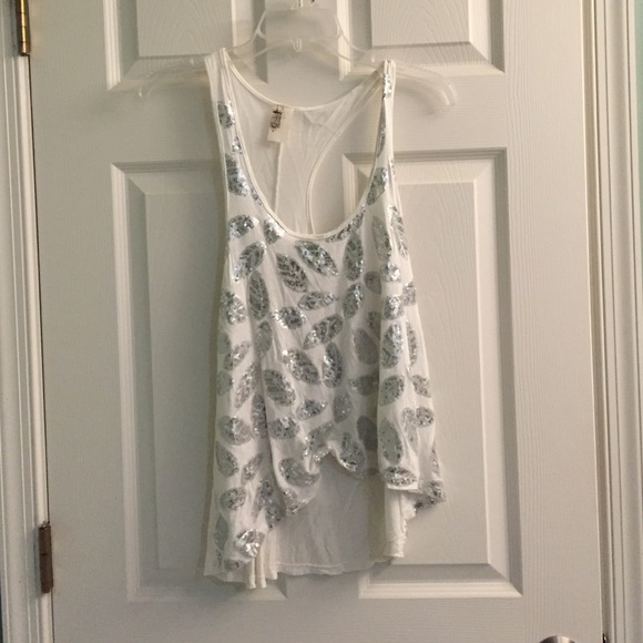 Francesca's Collection high low racerback tank