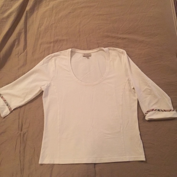 White Burberry shirt
