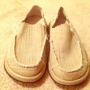 Men's slip on shoes. Memory foam comfort inside.