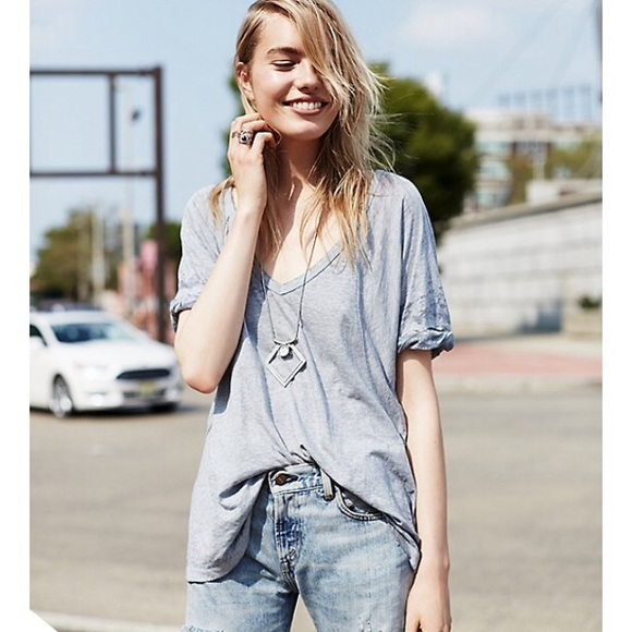 NWT Free People Free Fallin' Top in TAUPE