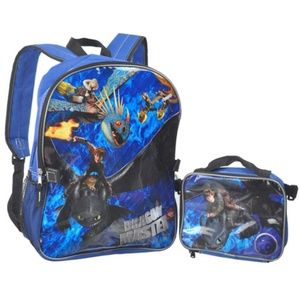 🆕 Dragon 16" Backpack Bonus Insulated Lunch Bag
