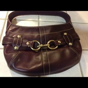 💃 Sale! Coach burgundy leather bag💃