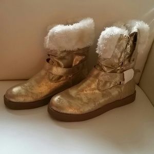SOLD G by Guess amaze boots in gold