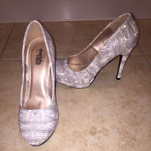 Charlotte Russe black and white pumps