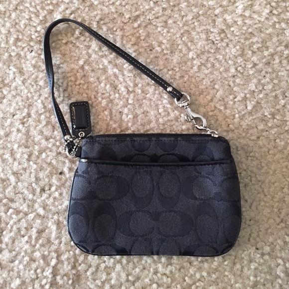 Black Coach wristlet