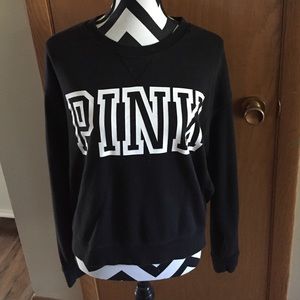 VS pink black sweatshirt