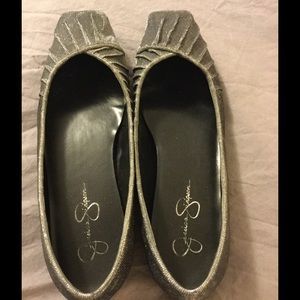 Jessica Simpson sparkle shoes. Size 10