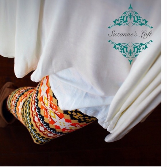 Mixed print leggings - Picture 2 of 2