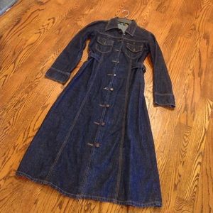 KITSCH brand denim dress/duster. SzS