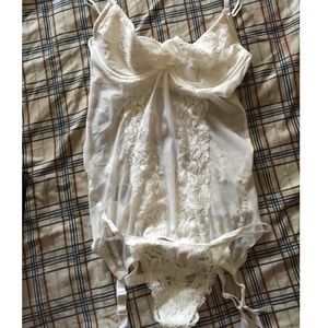 Vs teddy with matching thong